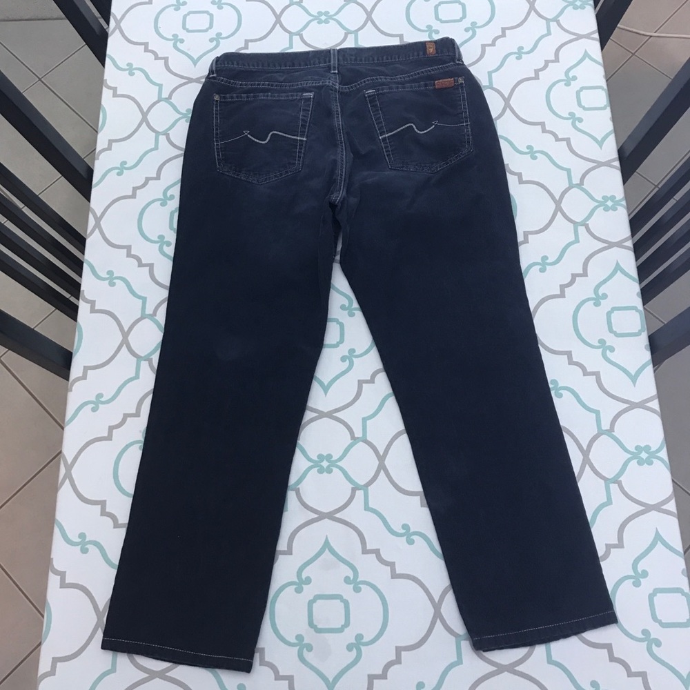 HP 34X27👖AWESOME💙7FAM💙CORDS👖VGUC NAVY CORDUROY - Picture 3 of 8
